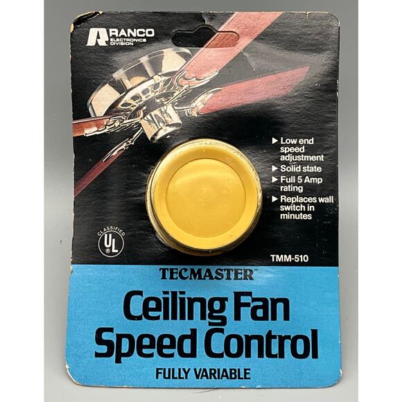 NOS Ranco Tecmaster Ceiling Fans Control Fully Variable TMM-510 Controller 5amp - Picture 1 of 5